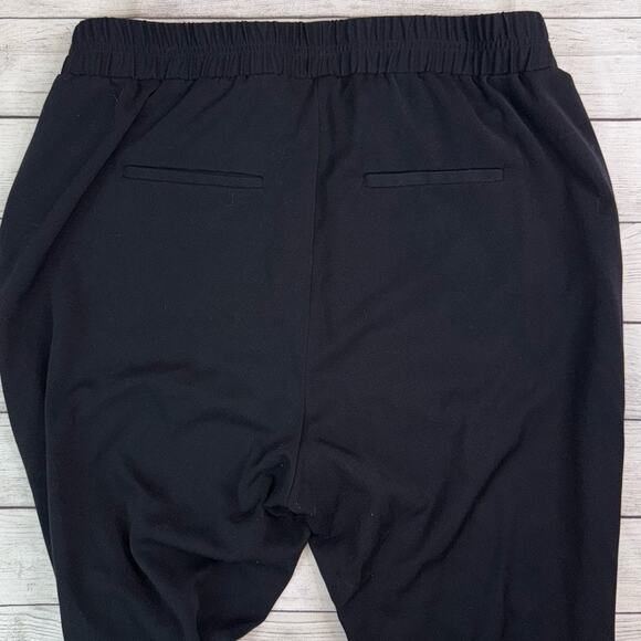 Universal Standard Women's Mock Workwear Pants Joggers Black Size Small 14-16 - Picture 8 of 9